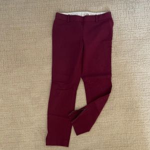 Maison Jules cranberry crop pants